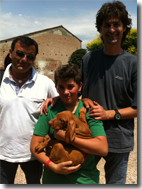 GIORGIO CON FIGLIO E RINGO - LUGLIO 2012